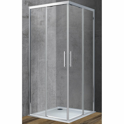 Душевой уголок Soft VSS-3SO900CL, 900*900, хром, стекло прозрачное