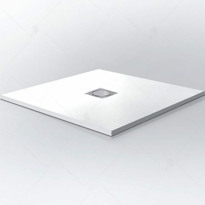 Душевой поддон квадратный RGW ST-W Белый 100*100