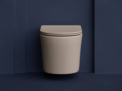 Подвесной унитаз Balearica Rimless (цвет Капучино Матовый) Подвесной унитаз Balearica Rimless (цвет Капучино Матовый)