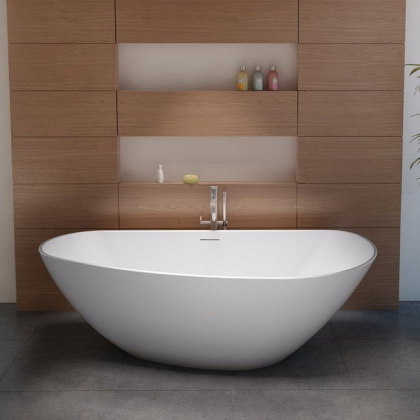 Асимметричная ванна из искусственного камня Riho Granada 170x80 белая BS1800500000000 Асимметричная ванна из искусственного камня Riho Granada 170x80 белая BS1800500000000