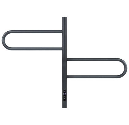 Полотенцесушитель электрический Vincea VTD-1R1CGE 44x60, графит, таймер Полотенцесушитель электрический Vincea VTD-1R1CGE 44x60, графит, таймер