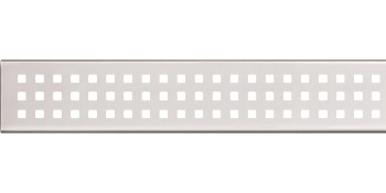 Решетка для дренажного желоба 75 мм, оцинкованная сталь Решетка для дренажного желоба 75 мм, оцинкованная сталь