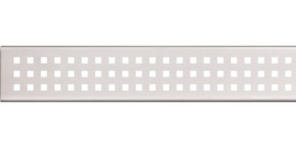 Решетка для дренажного желоба 75 мм, оцинкованная сталь Решетка для дренажного желоба 75 мм, оцинкованная сталь