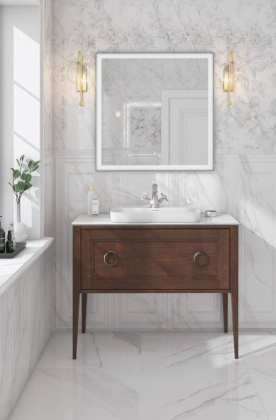 Тумба PLAZA Classic Neo напольная с ящиками 100, орех PL.CN.100.1+1\NUT.M Тумба PLAZA Classic Neo напольная с ящиками 100, орех PL.CN.100.1+1\NUT.M