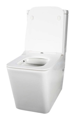 Чаша напольного унитаза безободковая Creto Logan L2 1002-004-WF с крышкой-сиденьем микролифт, белая Чаша напольного унитаза безободковая Creto Logan L2 1002-004-WF с крышкой-сиденьем микролифт, белая