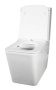 Чаша напольного унитаза безободковая Creto Logan L2 1002-004-WF с крышкой-сиденьем микролифт, белая