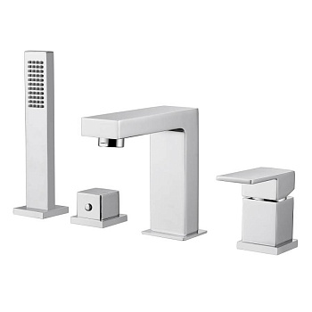 Смеситель ABBER Daheim AF8213 на борт ванны, хром