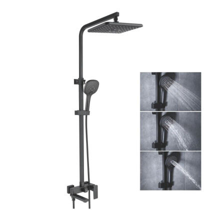 Душевая система латунь черный R2836H Душевая система латунь черный R2836H