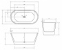 Акриловая ванна ABBER AB9203-1.4 белая