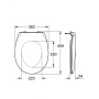 Сиденье для унитаза, GROHE Bau Ceramic, 5,4х45,9 см, белое, 39492000