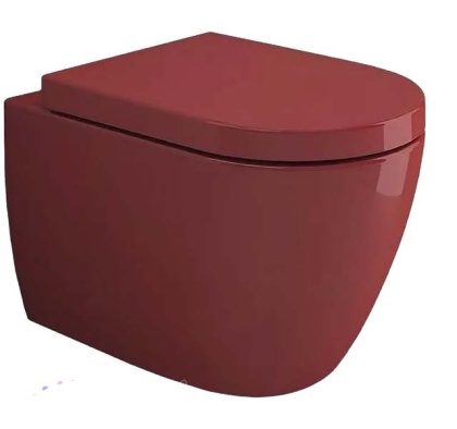 Сиденье с крышкой (soft close) Taormina/Jet Flush,дюропласт, красный, A0300-019 (A0301-019), шт Сиденье с крышкой (soft close) Taormina/Jet Flush,дюропласт, красный, A0300-019 (A0301-019), шт