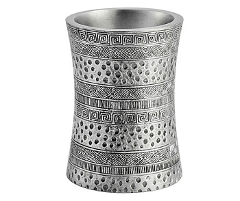 Стакан для зубных щеток Salm, 8х11,2х8 см, цвет серебро, K-7628