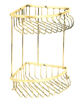 Угловая двойная полка(металл) IMPERIALE 10427 Boheme