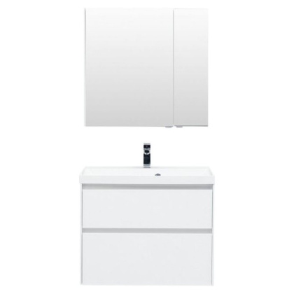Мебель для ванной Aquanet Гласс 80 белый Мебель для ванной Aquanet Гласс 80 белый