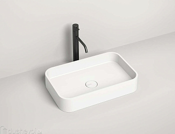 Раковина Salini CALLISTA 104 1101104GRF S-Sense покраска по RAL полностью, накладная, глянцевая Раковина Salini CALLISTA 104 1101104GRF S-Sense покраска по RAL полностью, накладная, глянцевая