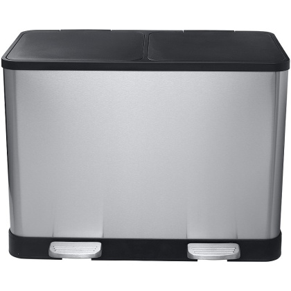 Контейнер для сортировки мусора Bemeta Home 104315272 Нержавеющая сталь Черный матовый, 2× 20 l Контейнер для сортировки мусора Bemeta Home 104315272 Нержавеющая сталь Черный матовый, 2× 20 l