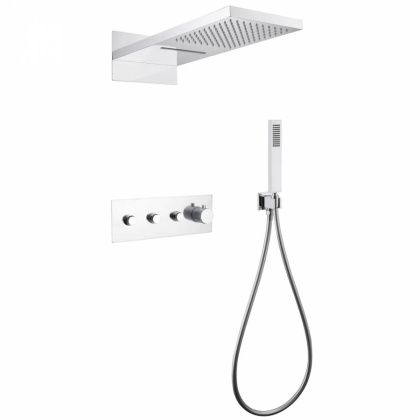 Душевая система ABBER Rund AF8752 скрытого монтажа без излива, термостат, хром Душевая система ABBER Rund AF8752 скрытого монтажа без излива, термостат, хром