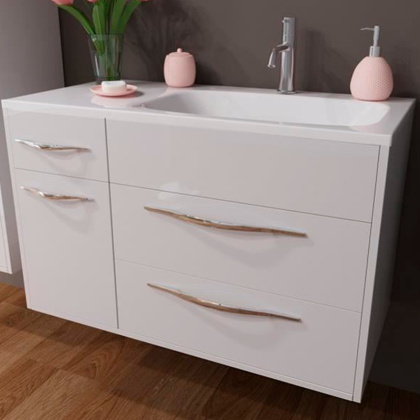 Комплект мебели Barcelona 900х450 правосторонний подвесной 3 ящика 1 дверь (ШхГхВ) 898х446х607 Комплект мебели Barcelona 900х450 правосторонний подвесной 3 ящика 1 дверь (ШхГхВ) 898х446х607