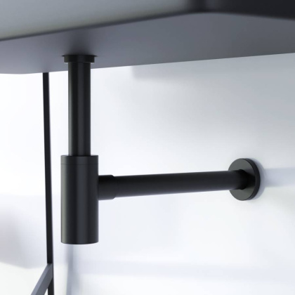 210800300 Option, cифон Для раковины, чёрный матовый 210800300 Option, cифон Для раковины, чёрный матовый