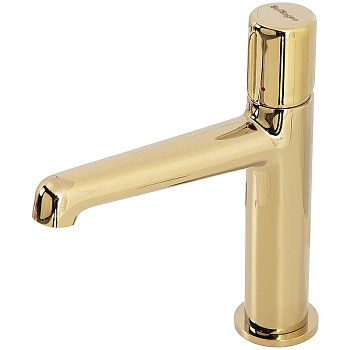 UNO Смеситель для раковины с донным клапаном, золото UNO-LVM-ORO