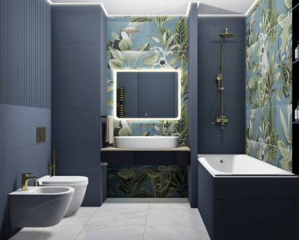 Плитка Eclettica Blue M19S 40x120 Плитка Eclettica Blue M19S 40x120