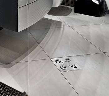 13000006 Точечный трап 150х150 мм Confluo Standard Square 2, металл с перфорацией Square, без рамки Исполнение: Хром  13000006 Точечный трап 150х150 мм Confluo Standard Square 2, металл с перфорацией Square, без рамки Исполнение: Хром