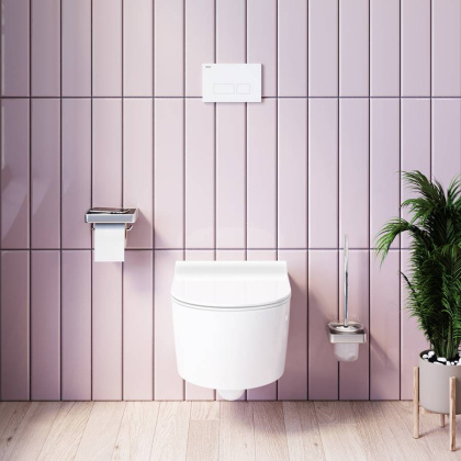 DX77C1700SC Jupiter Унитаз подвесной без ободка с сиденьем микролифт