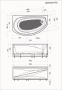 Ванна "Damelia" 170х100 L