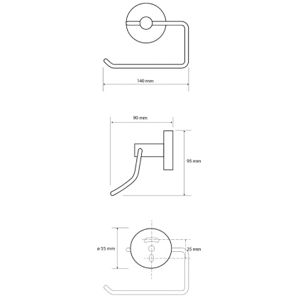 Держатель для туалетной бумаги 104112040 Держатель для туалетной бумаги 104112040