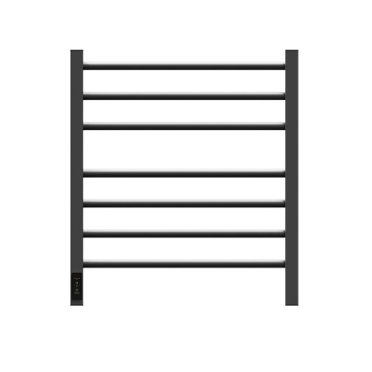 Полотенцесушитель электрический Point Веста PN70756GR П7 500x600, диммер слева, графит премиум Полотенцесушитель электрический Point Веста PN70756GR П7 500x600, диммер слева, графит премиум