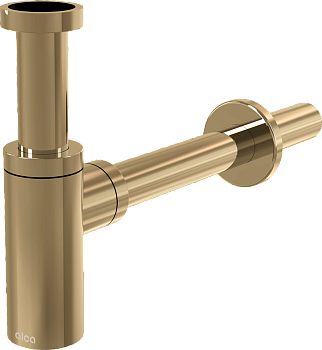 Сифон для умывальника DN32 DESIGN, GOLD-глянец Сифон для умывальника DN32 DESIGN, GOLD-глянец