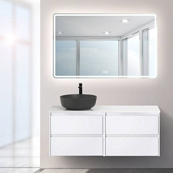 Столешница из МДФ BelBagno EK-120-AS-BL-L Bianco Lucido