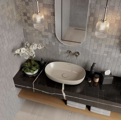 Декор Про Дабл серый темный мозаичный  30x30x0,9