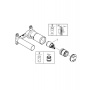Встраиваемый универсальный механизм, GROHE, однорычажный 1/2", (23571000)