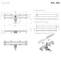 W01SC-U11-070-04SB MasterFlow Трап для душа линейный универс затвор Tile 70см цвет сталь мат W01SC-U11-070-04SB MasterFlow Трап для душа линейный универс затвор Tile 70см цвет сталь мат