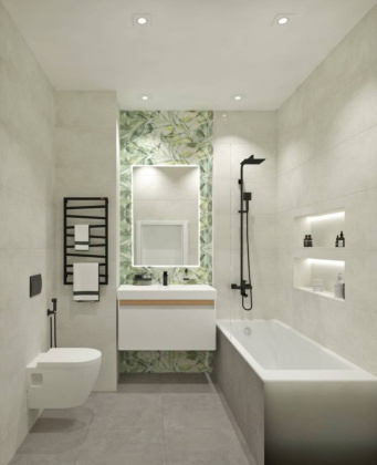 Плитка Urban Jungle K1440TC000810 светло-серый 40х120 Плитка Urban Jungle K1440TC000810 светло-серый 40х120