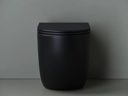 Напольный приставной унитаз Metropol Rimless