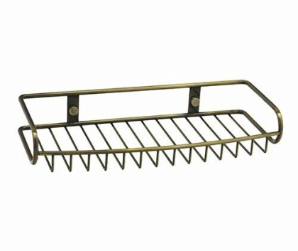 Полка металлическая, 30х5х13 см, цвет бронза, K-1611