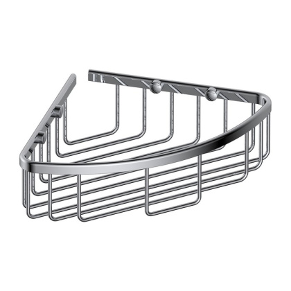 Полка-корзинка для душа угловая OMNIRES 21х21 см UN3503CR (хром) Полка-корзинка для душа угловая OMNIRES 21х21 см UN3503CR (хром)