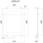 Полотенцесушитель электрический Allen Brau Infinity 60x44 8.21000.GL (без креплений) Полотенцесушитель электрический Allen Brau Infinity 60x44 8.21000.GL (без креплений)