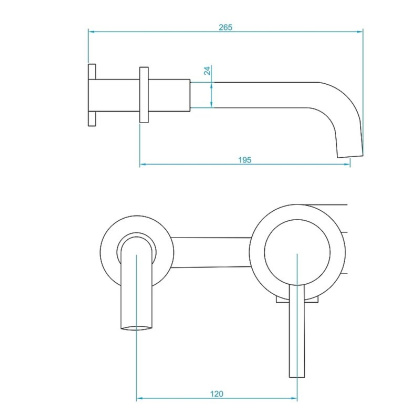 Смеситель для раковины RGW Shower Panels SP-47 51140547-01 Хром
