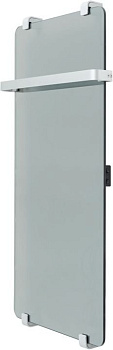 Полотенцесушитель электрический Allen Brau Infinity 100x44 с рейлингом и креплением, серебро браш Полотенцесушитель электрический Allen Brau Infinity 100x44 с рейлингом и креплением, серебро браш