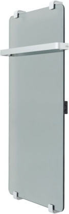 Полотенцесушитель электрический Allen Brau Infinity 100x44 с рейлингом и креплением, серебро браш Полотенцесушитель электрический Allen Brau Infinity 100x44 с рейлингом и креплением, серебро браш