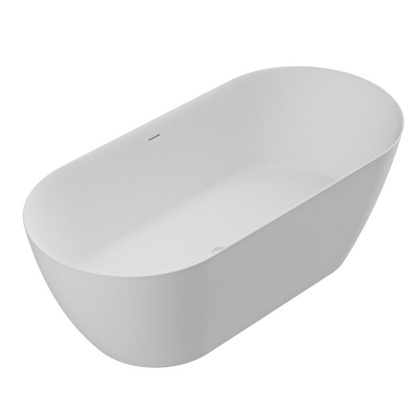CZR-RELAX-170-80-57-SSB Ванна из искусственного камня Solid Surface 1700х800х570 Исполнение: Белый матовый  CZR-RELAX-170-80-57-SSB Ванна из искусственного камня Solid Surface 1700х800х570 Исполнение: Белый матовый