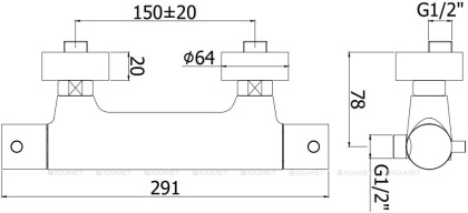 Смеситель для душа Paffoni Light LIQ168CR