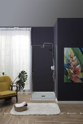 Душевая дверь Aquanet Cinetic AE12-N-90H190U-CT 900, прозрачное стекло