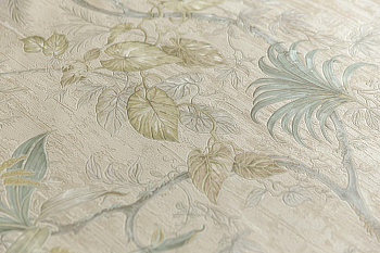 Обои виниловые Оранжерея мотив, бежевый