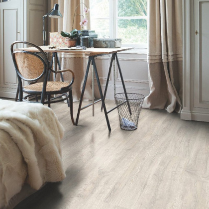 Ламинат QUICK-STEP Creo Plus CRP1653 отбеленный дуб (8мм/32кл/1,596м2) (1 290мм*190мм), м2 Ламинат QUICK-STEP Creo Plus CRP1653 отбеленный дуб (8мм/32кл/1,596м2) (1 290мм*190мм), м2