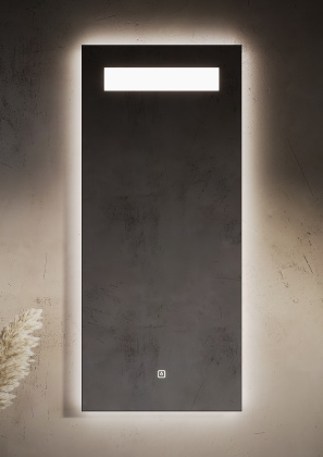 Зеркало для ванной комнаты  SANCOS Solo 350х800 с подсветкой, арт. SL35 Зеркало для ванной комнаты  SANCOS Solo 350х800 с подсветкой, арт. SL35