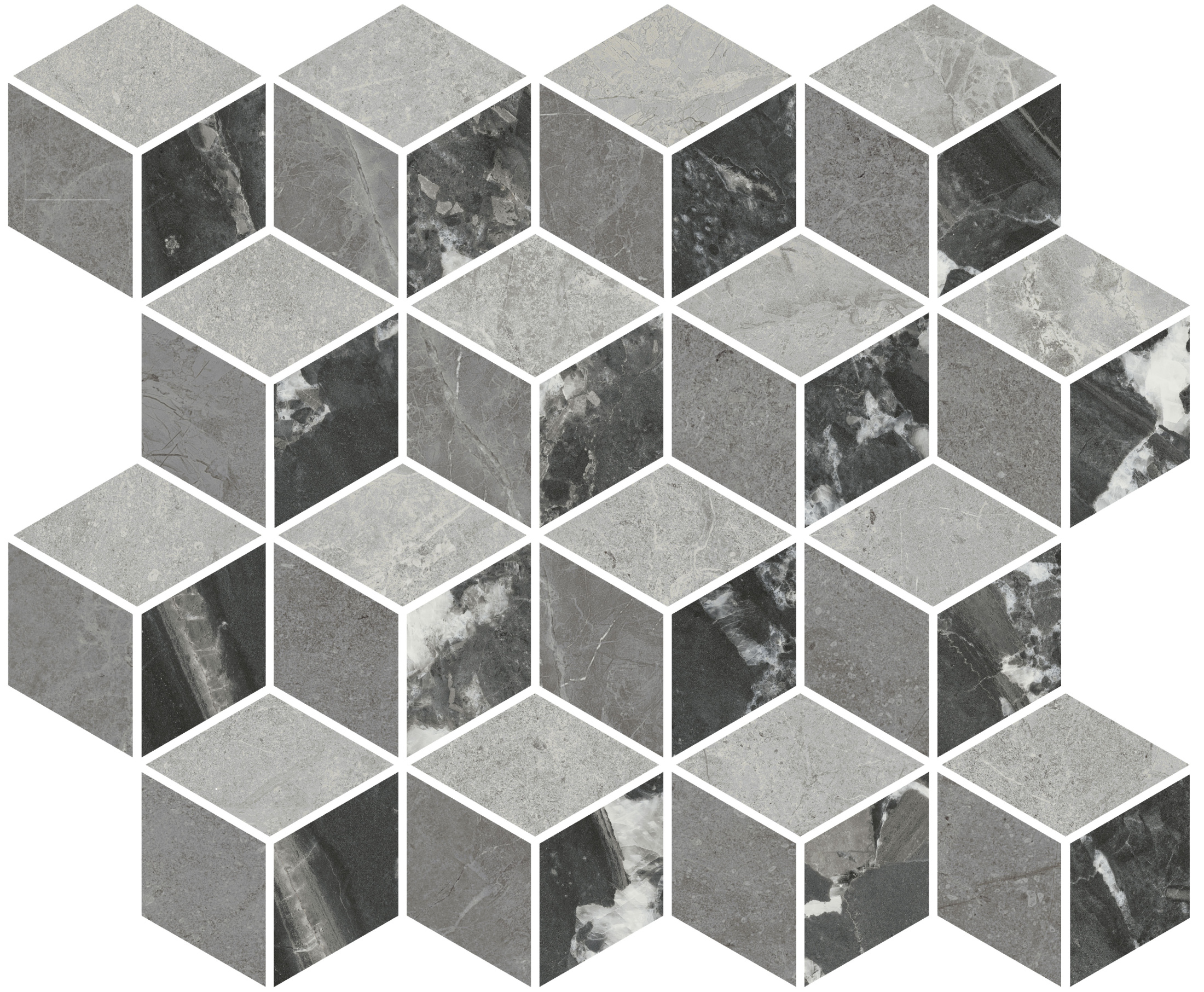 Декор Риальто 1 мозаичный глянцевый 45x37,5x1